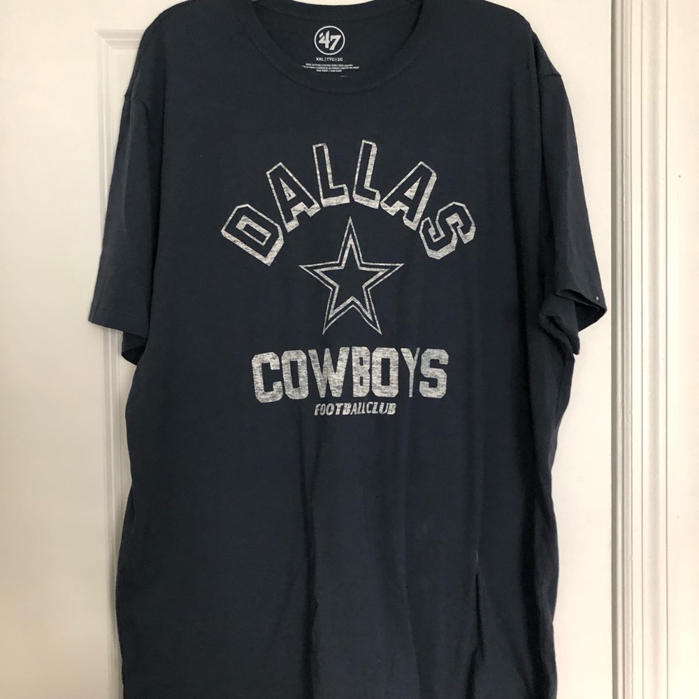 NWOT 47 Brand Dallas Cowboys Navy Graphic Tee